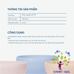 Bát ăn dặm Inochi Amori 415 850ml Bền, đẹp và an toàn cho bé, thân thiện với môi trường