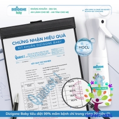Xịt kháng khuẩn Dizigone Baby 300ml - Vệ sinh tay chân, đồ chơi, đồ dùng; phòng bệnh & bảo vệ bé
