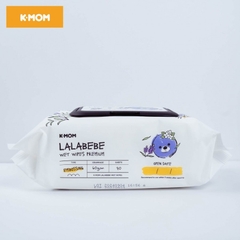 Khăn Ướt Cao Cấp K-mom Vân Nổi Có Nắp Lalabebe Hàn Quốc