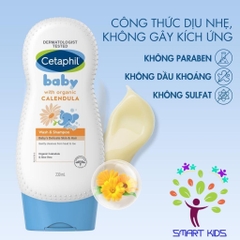 Sữa Tắm Gội Tinh Chất Hoa Cúc Hữu Cơ Cetaphil Baby Calendula