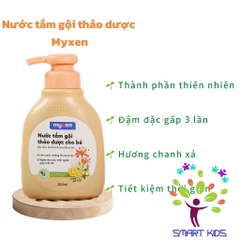 Nước tắm gội thảo dược MYXEN 250ml