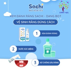Kem đánh Răng Tạo Bọt Sachi Postbiotics Chai 80ml