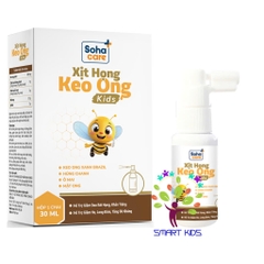 Xịt Họng Keo Ong SOHACARE Kids 30ml Giải Pháp Tự Nhiên Cho đường Hô Hấp