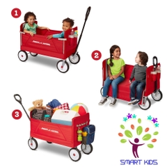 Xe kéo 4 bánh Radio Flyer 3-in-1 EZ Fold Wagon