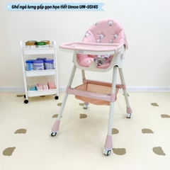 Ghế Ăn Ngả Lưng Gấp Gọn Có Bánh Umoo Um-05117 UM-05142 UM-05145