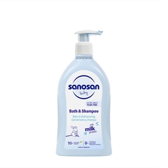 Sữa tắm gội Baby chiết xuất Olive hữu cơ Sanosan