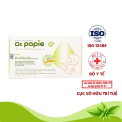 Gạc Rơ Lưỡi Dr Papie Vệ Sinh Răng Miệng Cho Bé Hộp 30 Gói