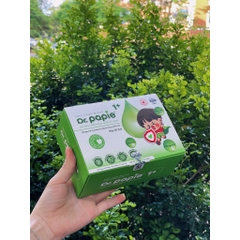 Gạc Rơ Lưỡi Dr Papie Vệ Sinh Răng Miệng Cho Bé Hộp 30 Gói