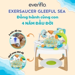 Bàn chơi đa năng Evenflo ExerSaucer Gleeful Sea Activity Center