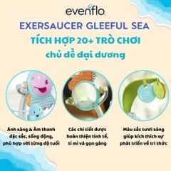 Bàn chơi đa năng Evenflo ExerSaucer Gleeful Sea Activity Center