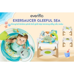 Bàn chơi đa năng Evenflo ExerSaucer Gleeful Sea Activity Center