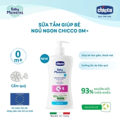 Sữa tắm thư giãn, không cay mắt bé Chicco 0M+ 500ml