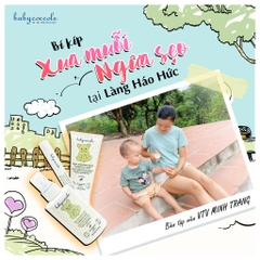 Xịt xua muỗi chiết xuất tía tô đất và cây phong lữ BABYCOCCOLE 125ml 0M+ dành cho bé