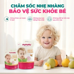 Nước rửa bình sữa và rau quả Mamamy 600ml an toàn cho cả trẻ sơ sinh