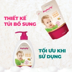 Nước rửa bình sữa và rau quả Mamamy 600ml an toàn cho cả trẻ sơ sinh