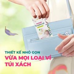 Lốc 10 gói khăn ướt Mamamy Tropical 1 tờ tinh dầu cúc vạn thọ/không mùi