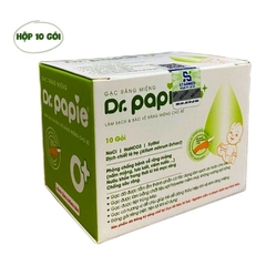 Gạc Rơ Lưỡi Dr Papie Vệ Sinh Răng Miệng Cho Bé Hộp 30 Gói