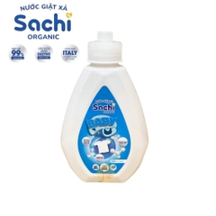 Nước Giặt Xả Sachi Organic Hương Thơm Dịu Nhẹ, Làm Sạch Vết Bẩn, Làm Mềm Và Giữ Bền Màu Vải An Toàn Cho Trẻ Nhỏ