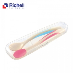 Bộ 2 Thìa Mềm Muỗng Mềm Muỗng Nhựa Có Hộp Richell