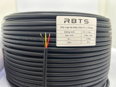 Dây cáp tín liệu 2464 3 lõi 18awg, 20awg, 22awg, 24awg, 26awg- không lưới