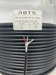 Dây cáp tín hiệu 2547 2 lõi 20awg, 22awg, 24awg, 26awg - 1 lớp lưới chống nhiễu