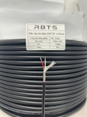 Dây cáp tín hiệu 2547 2 lõi 20awg, 22awg, 24awg, 26awg - 1 lớp lưới chống nhiễu