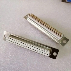 Đầu nối DB37 chân pin đực + cái - chân hàn mạ vàng