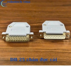 Đầu nối DB25 chân pin đực + cái - chân hàn mạ vàng