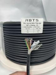 Dây cáp tín hiệu chịu gập linh hoạt High flexible 20 lõi 24awg, 26awg - 2 lớp chống nhiễu