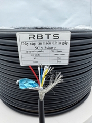 Dây cáp tín hiệu chịu gập linh hoạt High flexible 5 lõi 22awg, 24awg, 26awg - 2 lớp chống nhiễu