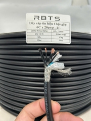 Dây cáp tín hiệu chịu gập linh hoạt High flexible 6 lõi 20awg, 22awg, 24awg - 2 lớp chống nhiễu