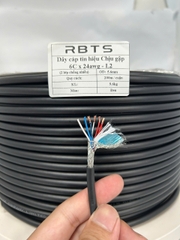 Dây cáp tín hiệu chịu gập linh hoạt High flexible 6 lõi 20awg, 22awg, 24awg - 2 lớp chống nhiễu