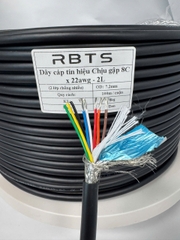 Dây cáp tín hiệu chịu gập linh hoạt High flexible 8 lõi 20awg, 22awg, 24awg, 26awg - 2 lớp chống nhiễu