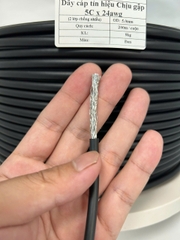 Dây cáp tín hiệu chịu gập linh hoạt High flexible 5 lõi 22awg, 24awg, 26awg - 2 lớp chống nhiễu