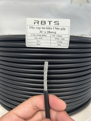 Dây cáp tín hiệu chịu gập linh hoạt High flexible 3 lõi 20awg, 22awg, 24awg- 2 lớp chống nhiễu