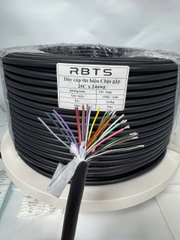 Dây cáp tín hiệu Chịu gập High flexible 26 lõi 24awg, 26awg - Không lưới