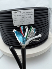 Dây cáp tín hiệu chịu gập High flexible xoắn cặp RS485 2P 4 lõi 22awg, 24awg - 2 lớp chống nhiễu