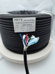 Dây cáp tín hiệu chịu gập High flexible xoắn cặp RS485 3P 6 lõi 22awg - 2 lớp chống nhiễu