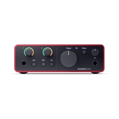 Audio Interface Focusrite Scarlett Solo Gen 4, Pack