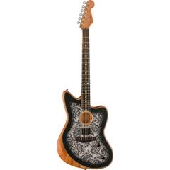 Đàn Guitar Acoustic Fender Limited Edition American Acoustasonic Jazzmaster, Black Paisley
