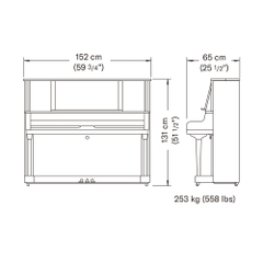 Đàn Piano Upright Yamaha YUS5