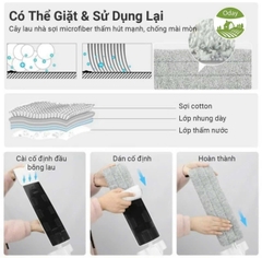 Cây lau tự vắt phun sương ODAY P12