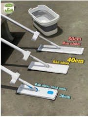 Bộ cây lau tự vắt Flat Mop Oday FC89 + FT09 (kèm xô gập)