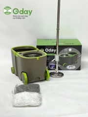 Bộ Lau Nhà 360 Độ Có 4 Bánh Xe, Cán Siêu Dài 1,5m Oday OS06