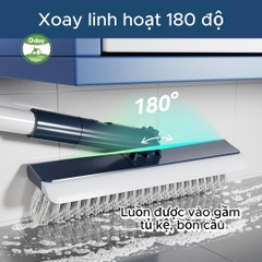 Cây Chà Sàn Cọ Sàn Gạt Nước Oday Q56 Lưỡi Gạt Nước Tích Hợp Khớp Xoay 180° Tiết Kiệm Thời Gian