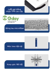 Cây Lau Kính Oday XSL-8, Lau Kính, Gạt Nước 2 trong 1