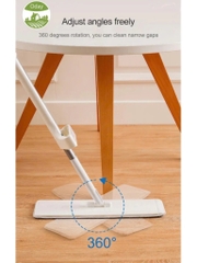Bộ cây lau tự vắt Flat Mop Oday FC89 + FT09 (kèm xô gập)