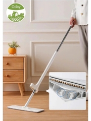 Bộ cây lau tự vắt Flat Mop Oday FC89 + FT09 (kèm xô gập)