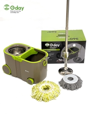 Bộ Lau Nhà 360 Độ Có 4 Bánh Xe, Cán Siêu Dài 1,5m Oday OS06