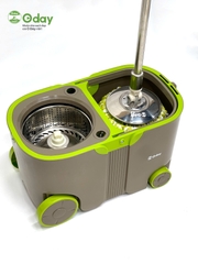 Bộ Lau Nhà 360 Độ Có 4 Bánh Xe, Cán Siêu Dài 1,5m Oday OS06